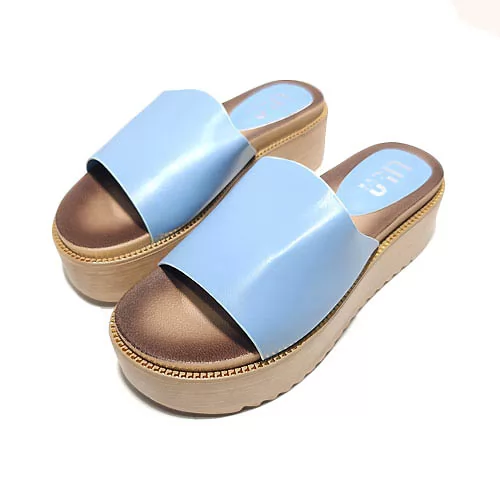 Sandale Compense  lila 01 BA bleu ciel sandale médicale femme confortable Maroc